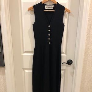 St John Knits Vintage Santana Knit Cocktail Maxi Dress & Jacket 2 piece Medium